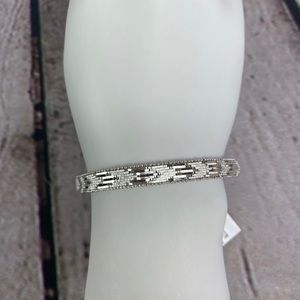 🆕 925 Sparkly Made in Italy Sterling Silver 7inch Bracelet